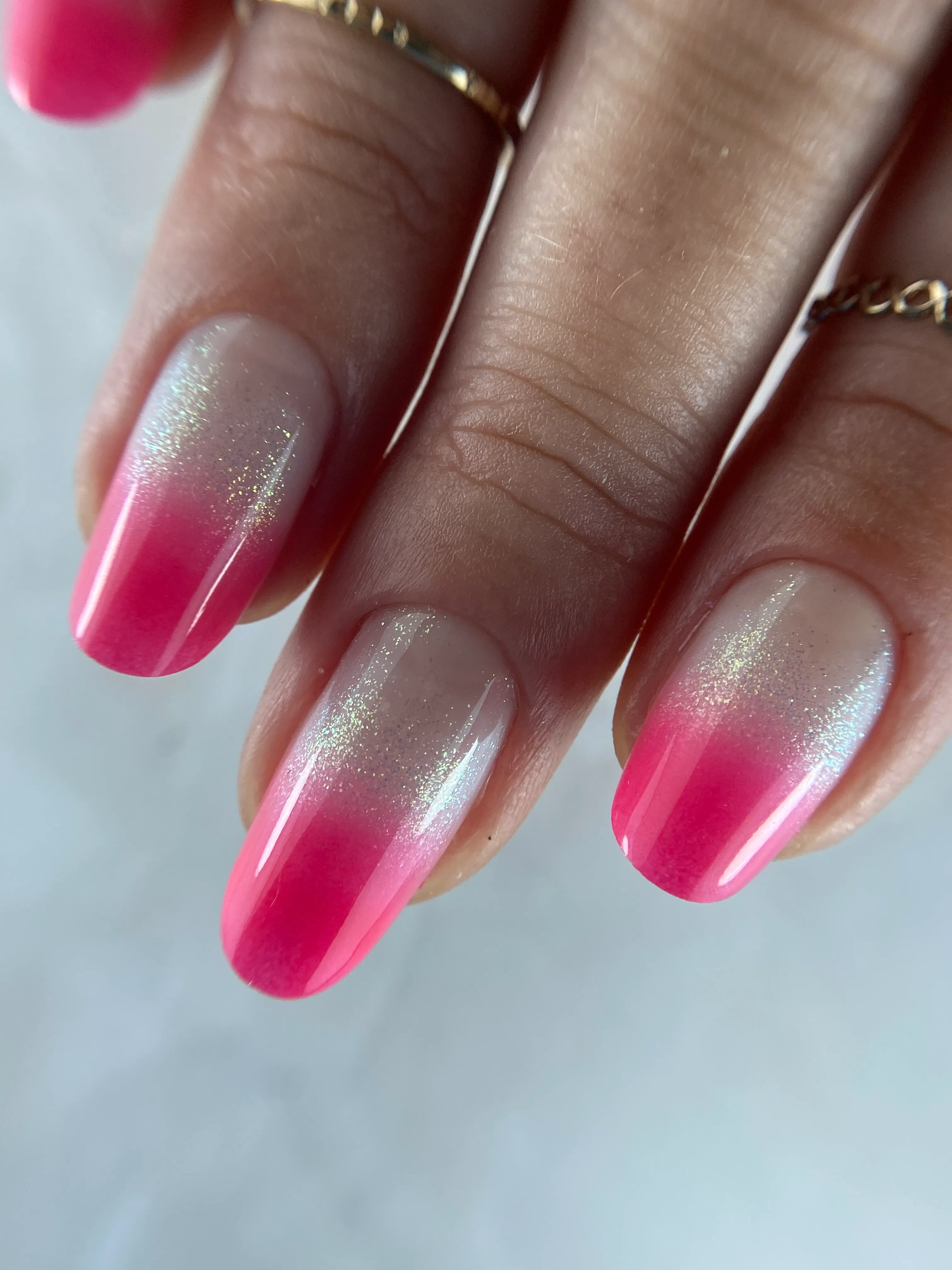 ombre nagels